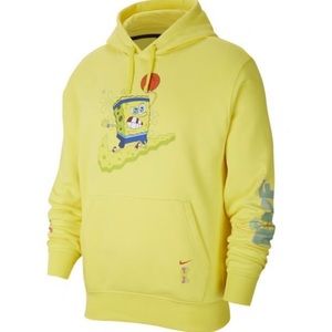 Mike Kyrie x Spongebob Dri-Fit Hoodie Yellow